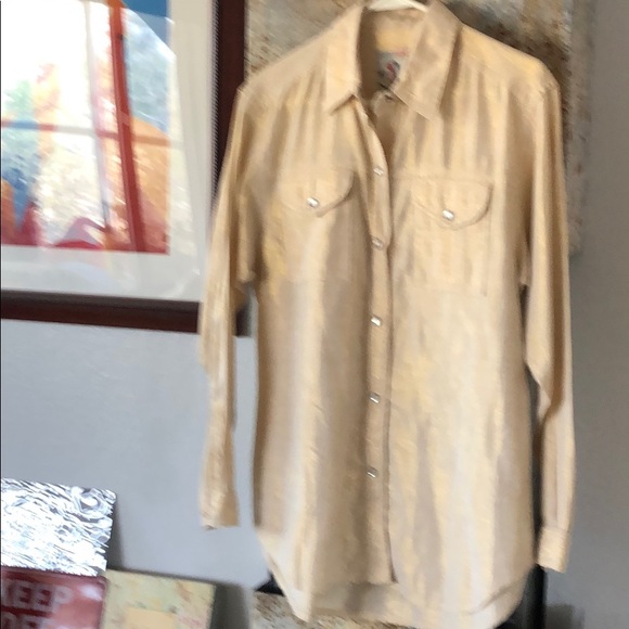 Golden Threads Cowboy Shirt by Studio Wear - Picture 2 of 5
